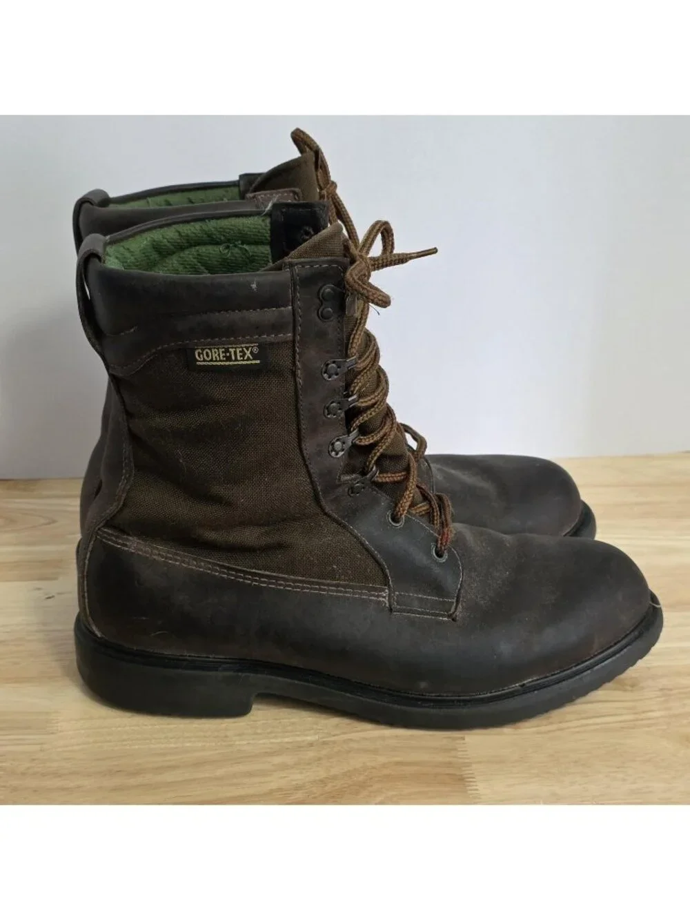 Irish Setter Boots Mens Size 13 D Brown Leather Combat Workwear Gore-Tex 17255